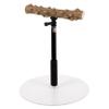 Adjustable Metal Bird Stand with Stable Base view 1