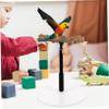 Adjustable Metal Bird Stand with Stable Base view 3