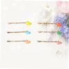 Alloy Heart-Shaped Hair Clips for Parties and Banquets view 2