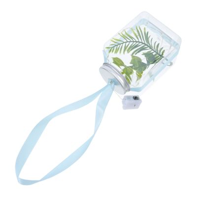 HAPINARY Transparent Fish Bowl with Lamp