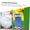 Washable Reusable Cotton Parrot Diaper Flight Suit view 3