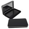 2 Empty Eyeshadow Cases with Mirror, Black Plastic, Compact view 1