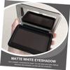 2 Empty Eyeshadow Cases with Mirror, Black Plastic, Compact view 3