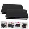 2 Empty Eyeshadow Cases with Mirror, Black Plastic, Compact view 4