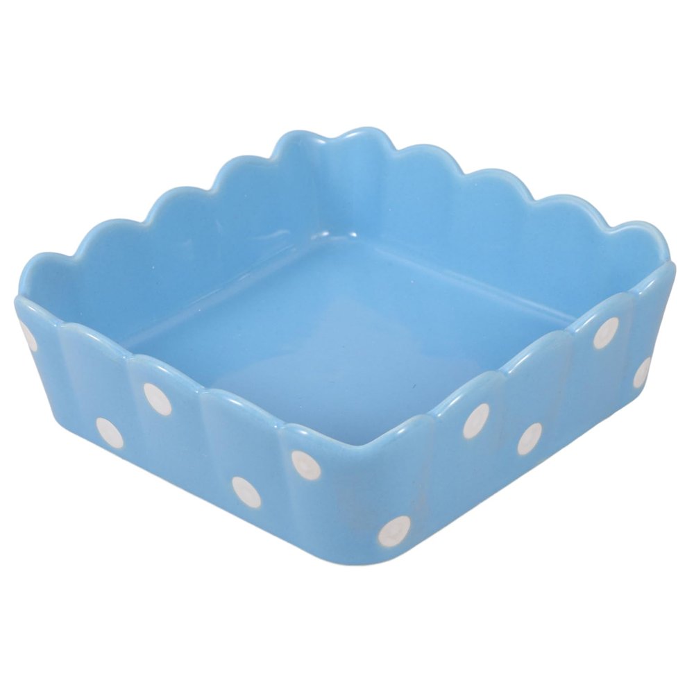 Washable Ceramic Hamster Bowl, Yellow Small-Animal Food Bowl
