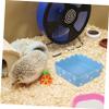 Washable Ceramic Hamster Bowl, Yellow Small-Animal Food Bowl view 2