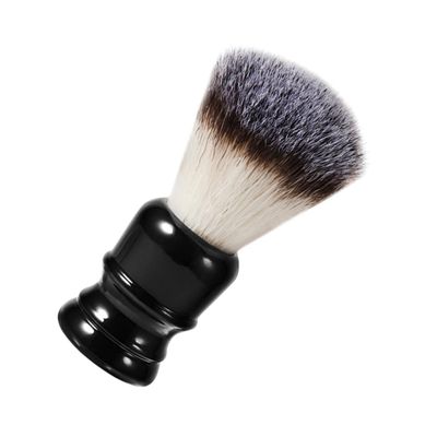 HAPINARY 1-Piece Nylon Shaving Brush with Resin Handle, Soft Bristles, for Beard Care and Travel