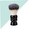 HAPINARY 1-Piece Nylon Shaving Brush with Resin Handle, Soft Bristles, for Beard Care and Travel view 3