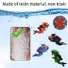 Bssowe 4-Piece Small Diver Aquarium Ornaments view 3