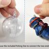 Bssowe 4-Piece Small Diver Aquarium Ornaments view 4