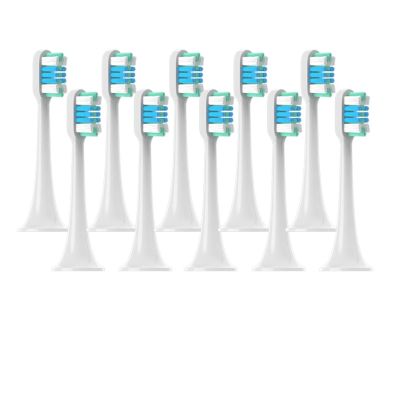WENH 10-Pack Replacement Brush Heads for T300/T500/T700 Sonic Toothbrush