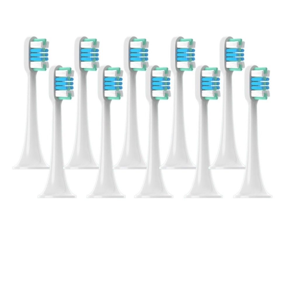 WENH 10-Pack Replacement Brush Heads for T300/T500/T700 Sonic Toothbrush