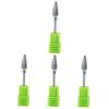 Healeved 4-Piece Tungsten Steel Nail Drill Bit Set view 1