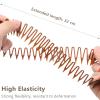 Jaasuee Classic Nylon Headband for Women, Flexible, Toothed, for All Hair Types (Brown + Black) view 2