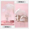 TOYANDONA 2-Piece Silicone Breast Pump Flange Inserts, 13 mm, Transparent, Washable Replacement Inserts view 2
