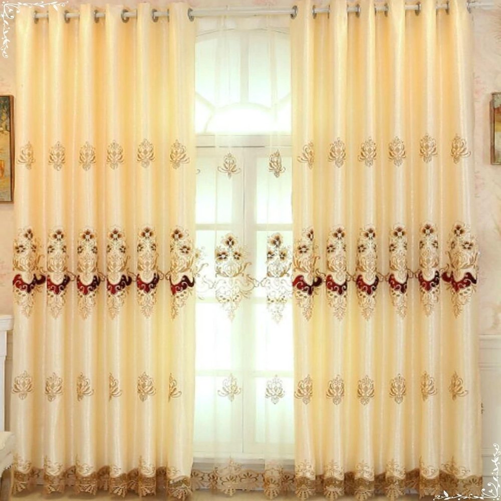 Bishilin Blackout Curtains with Grommets, 102 x 160 cm, 2-Piece Set, Yellow