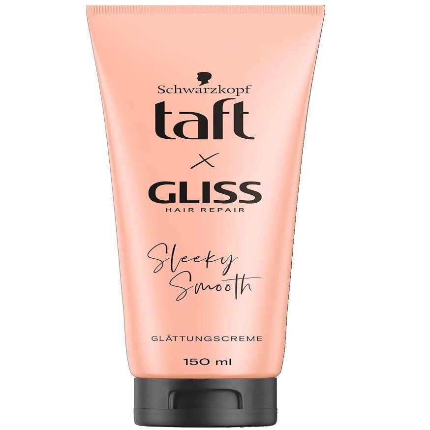 Schwarzkopf Taft x Gliss Sleeky Smooth Smoothing Styling Cream, 6-Pack (6 x 150 ml)