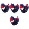 LIFKOME 4-Piece Professional Hair Nets for Women, Elegant Bun Covers for Updos, for Kitchen and Service Staff, 3 Stylish Colors view 1