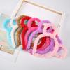 Kodbww Thick Plush Headband for Women with Round Bear Ears, Violet view 4