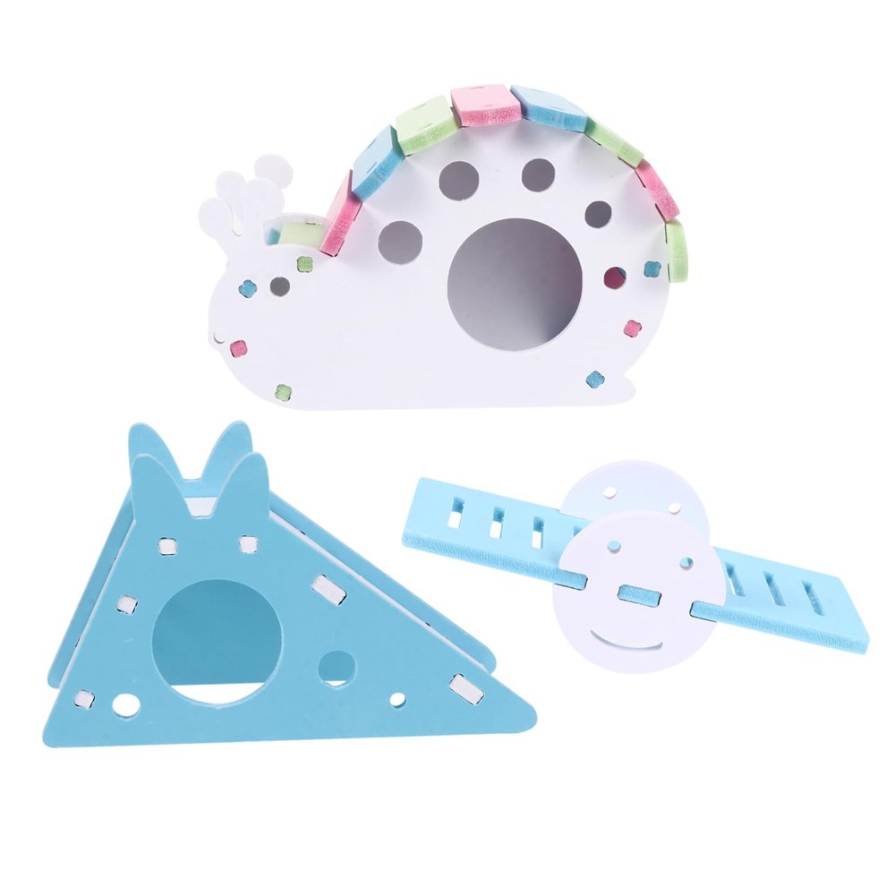 BCOATH 3-Piece Hamster Playset