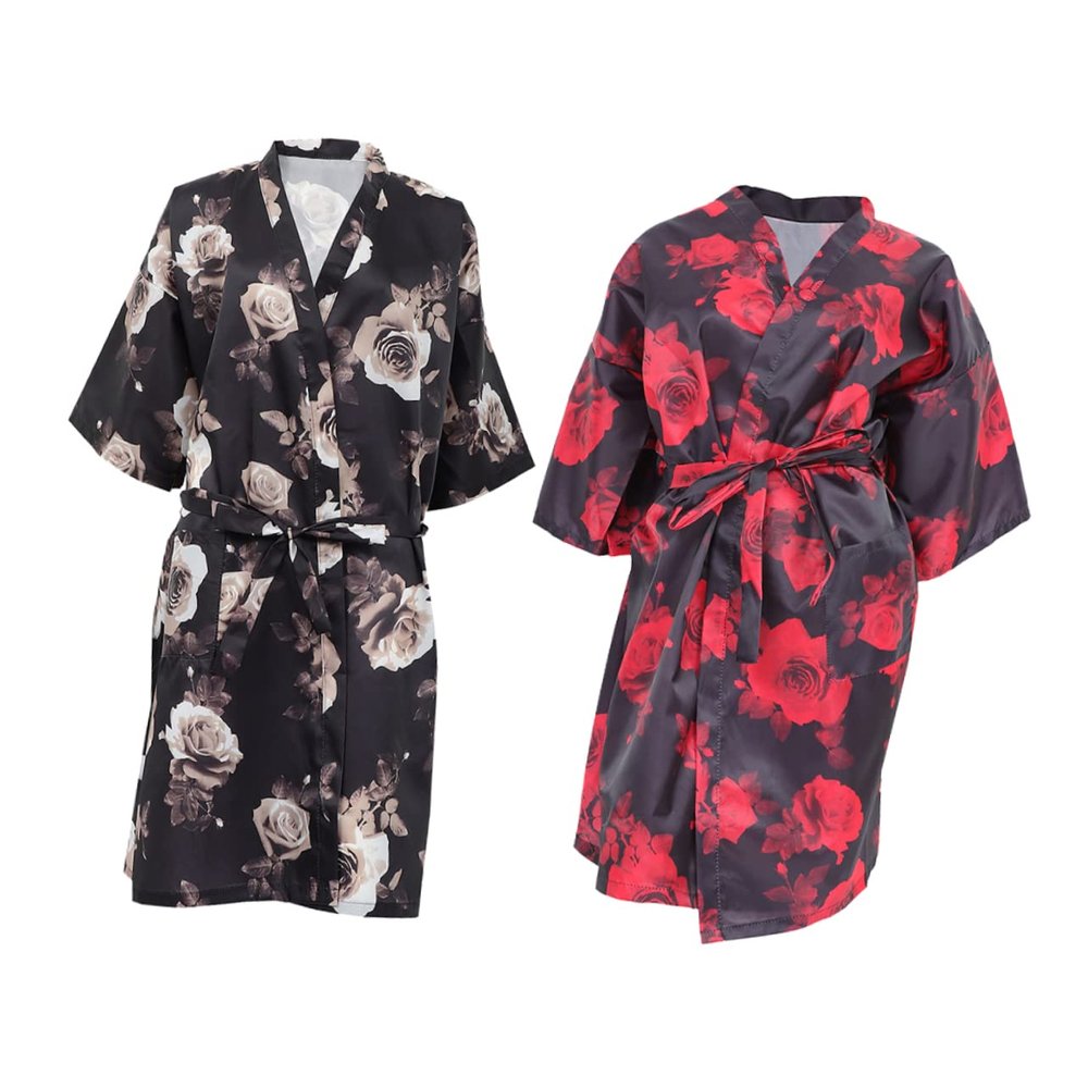 HONMEET 2-Piece Haircut Cape for Customers, Lightweight, Easy to Clean and Quick-Drying, for Home and Hair Salons