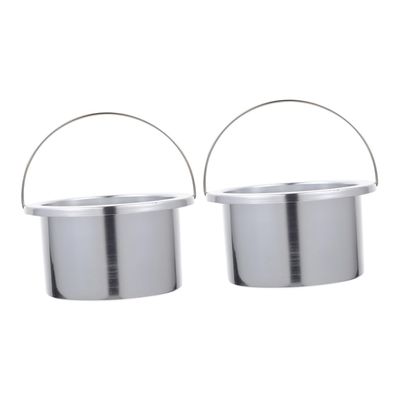 Aluminum Wax Melting Pots, 2-Piece Set with Handles