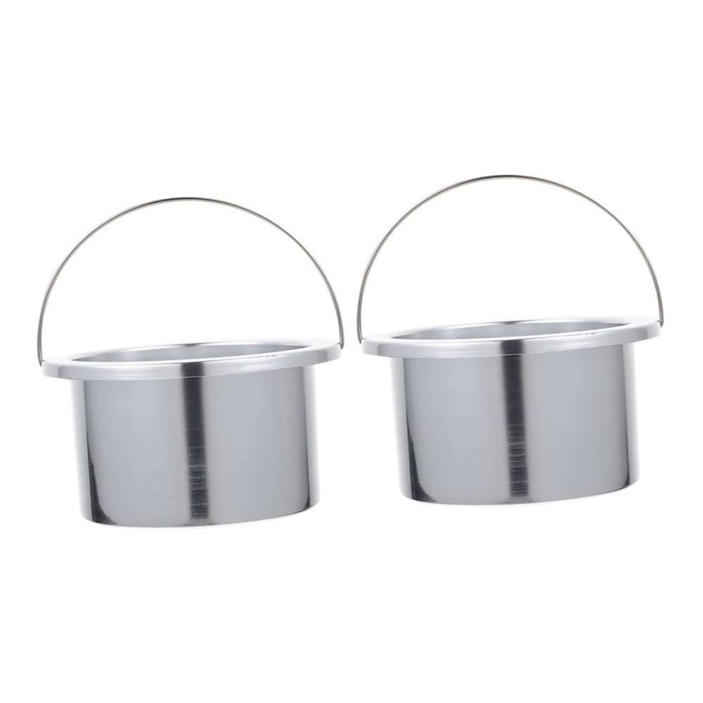 Aluminum Wax Melting Pots, 2-Piece Set with Handles