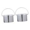 Aluminum Wax Melting Pots, 2-Piece Set with Handles view 1