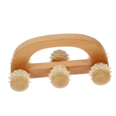 Gogogmee Khaki Foot Massage Roller, Portable Massage Tool for Muscle Relaxation and Restoring Flexibility, for Legs and Back at Home or on Vacation