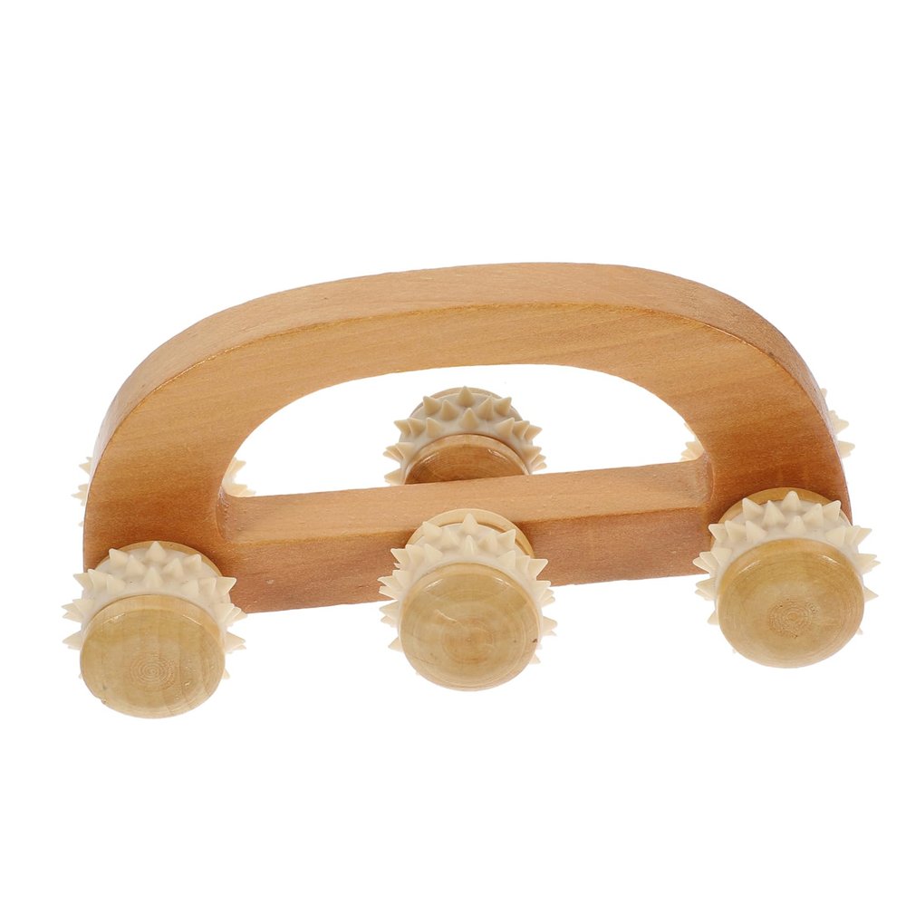 Gogogmee Khaki Foot Massage Roller, Portable Massage Tool for Muscle Relaxation and Restoring Flexibility, for Legs and Back at Home or on Vacation