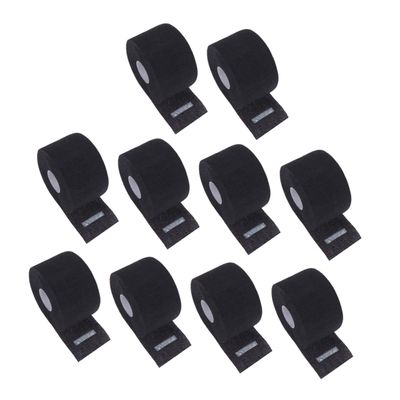 Disposable Neck Strips, 10 Pieces, Black Paper