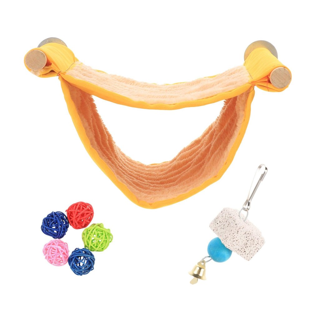 WOONEKY 3-Piece Parrot Hammock Set