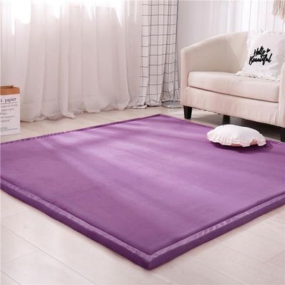 DSSHENGDS Extra-Soft Thick Coral Velvet Rug, Non-Slip Crawling Mat, 180 x 300 cm