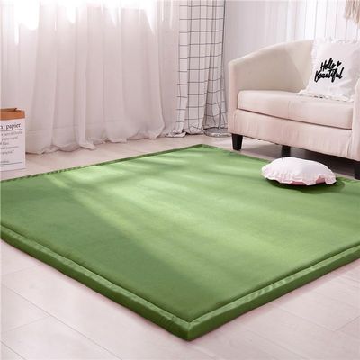 DSSHENGDS Extra-Soft Thick Coral Velvet Rug, Non-Slip Crawling Mat, 100 x 180 cm