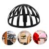 Beaupretty 3-Piece Hat Stands, Wall-Mounted Hat Holders, PP, Black view 2