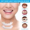 Giural 2 Pairs Clip-On Cosmetic Veneers for Upper and Lower Teeth view 3