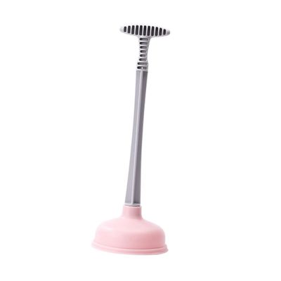 Toilet Plunger for Clogs with Long Handle and Strong Suction