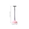 Toilet Plunger for Clogs with Long Handle and Strong Suction view 2