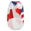 Versatile Pet Vests for Dogs and Cats, USA and Canadian Flag Design, Size S view 2