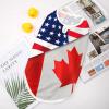 Versatile Pet Vests for Dogs and Cats, USA and Canadian Flag Design, Size S view 3