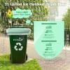 ECOLipak Compostable Trash Bags, 100 L, Biodegradable, Heavy-Duty, Outdoor Use, BPI ASTM D6400 and OK Compost Home Certified, 50 Count (2 Rolls) view 2