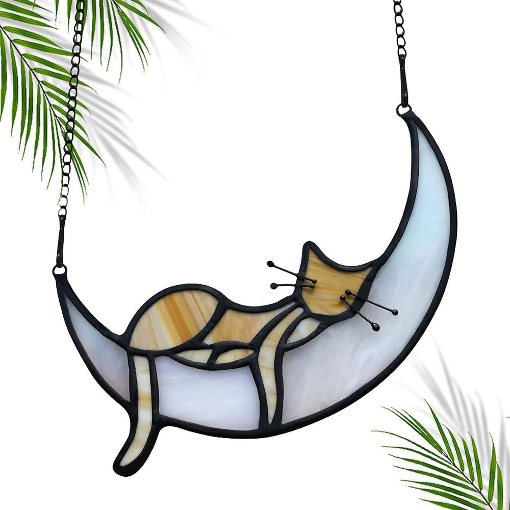 Moon Cat Ornament
