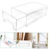 Clear PET Drawer Organizer for Office and Home view 3