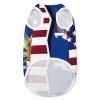 Versatile USA Flag and New York Dog Vest, Full Print, XXL view 2