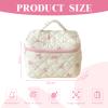 Makeup Bag, Women's Cosmetic Bag, Cute Small Floral Makeup Bag, Large Toiletry Bag, Travel Cosmetic Bag, Wash Bag (Large) view 2