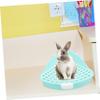 SEWOART Triangular Plastic Pet Toilet for Small Animals, Hamsters and Rabbits view 2