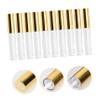 Empty Lip Gloss Containers, 10 mL Plastic, 10-Piece, Gold view 2