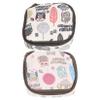 SEWOART 2-Piece Cotton Menstrual Pad Storage Bags with Zippers view 1