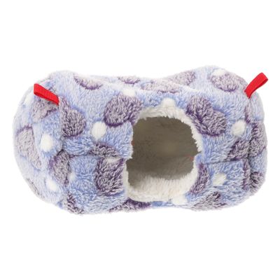 Hohopeti Warm Plush Hamster House for Small Pets, Cozy Hideaway for Chinchillas and Rats, Soft and Comfortable for Winter and All Seasons