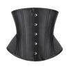 GMDNS Women's Satin Underbust Corset with 24 Steel Bones, XXS-3XL, Black view 1